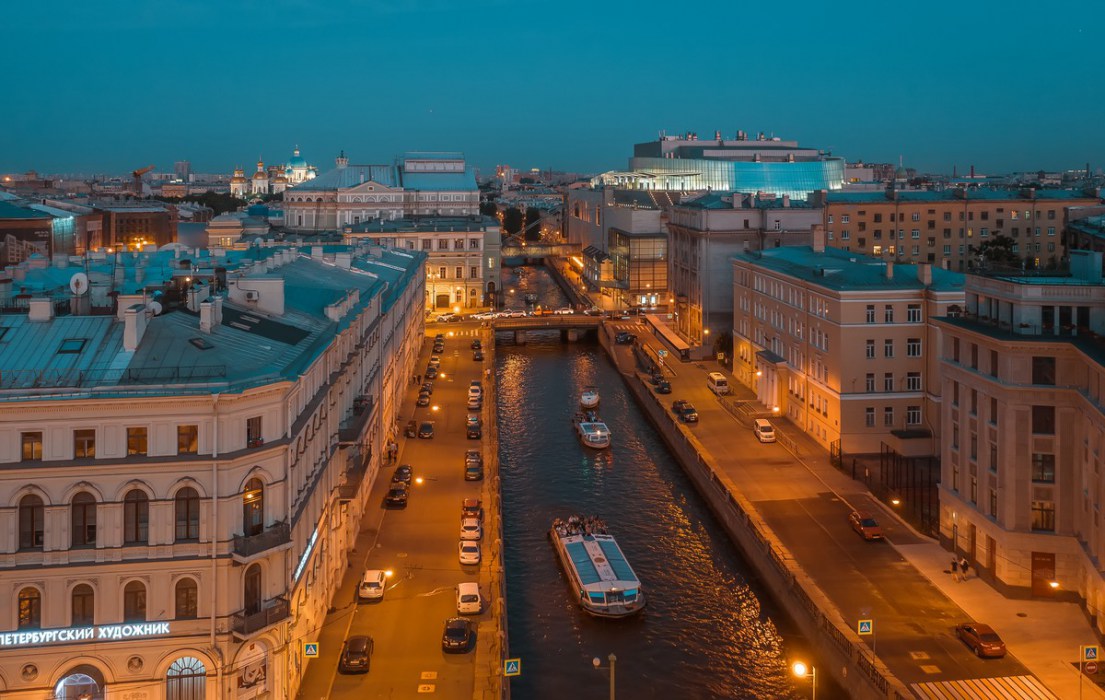 Ночной Петербург