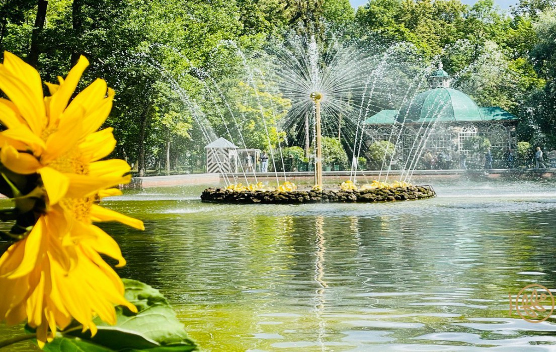 Нижний парк с фонтанами