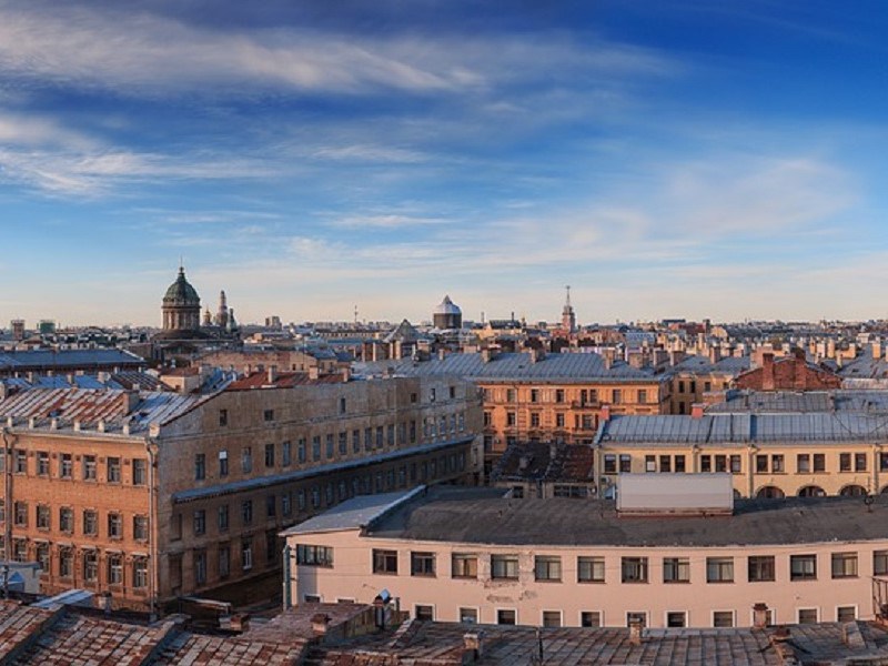 Петербург с крыши на Фонтанке